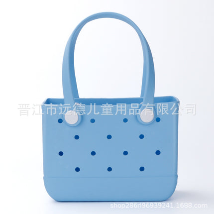 [9.9 Yuan] [Random] [Slightly Defective] Eva Beach Bag Hole Bag Satchel Handbag Waterproof Travel Sand