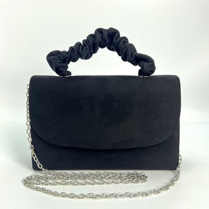 2025 Niche Cross-Border Velvet Bag, Elegant Mini Hair Tie Handbag, Elegant and Versatile One-Shoulder Cross-Body Bag