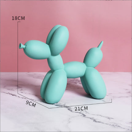 Nordic Light Luxury Blow Dog Ornaments Modern Creative Simple Living Room Desktop TV Cabinet Home Entrance Decorations