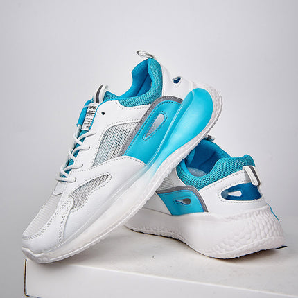 2024 New Summer Popular Men's Mesh Breathable Youth Thick-Soled Casual Sports Shoes Trendy Running Shoes for Men