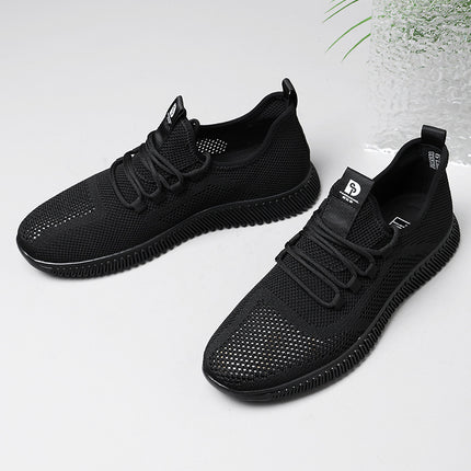 Men's Shoes, Summer Breathable Mesh Shoes, Trendy Hollow Mesh Men's Versatile Casual Sports Shoes, Drop Shipping