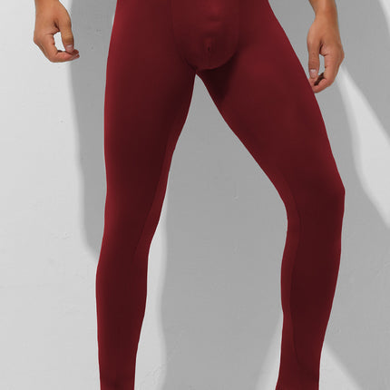 Men's Bullet Separate Autumn Pants Single Piece Leggings Underpants Antibacterial Inner Crotch Warm Pants Men's Thin Line Pants Underpants