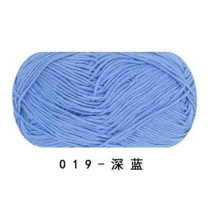 Ruyi Bird Four-Strand Combed Milk Cotton Wool Ball DIY Handmade Crochet Thin Thread Doll Wholesale Wool Ball