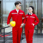 Work clothes reflective strips red suit / Work clothes 160/s