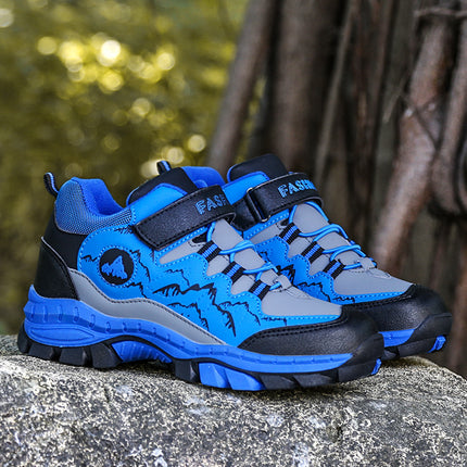 Cross-border plus size winter new round head high-top youth sports leisure fashion cotton snow outdoor hiking shoes