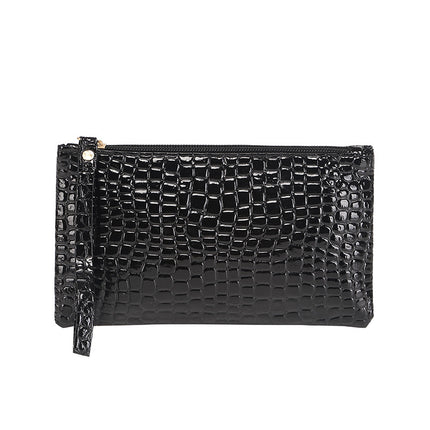 New PVC Women's Coin Purse Crocodile Clutch Bag Creative Gift Long Fashion Mobile Phone Bag Wholesale One Piece