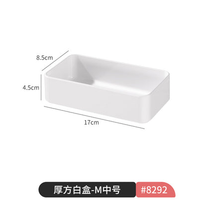 Cabinet Storage Box Snacks Sundries Pot Storage Household Organizing Box Kitchen Drawer Desktop Right Angle Storage Box