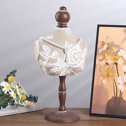 Simple portrait model necklace rack desktop jewelry rack storage hanging pendant rack stall props jewelry display rack