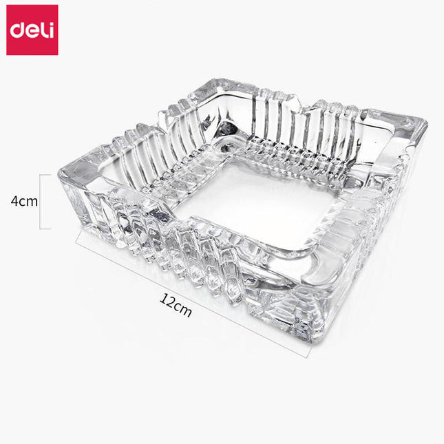 Thickened Glass Ashtray Transparent Cylinder Living Room Office Small Medium / Cendrier Verre Épaissi Transparent Cylindrique Salon Bureau Petit Moyen