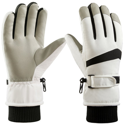 Ski gloves for men and women with winter cold outdoor riding plus velvet padded touch screen warm cross-border A30HXG