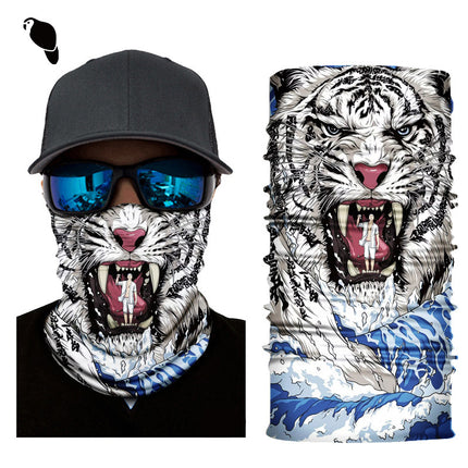 Xun Hui picture series magic scarf printed men's and women's sports multifunctional sunscreen windproof riding mask spot