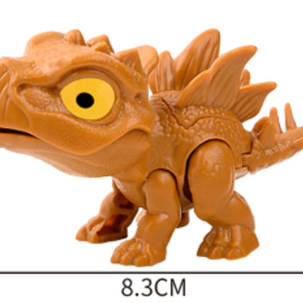 Cross-border Hot Finger-biting Dinosaur Toy Finger-biting Dinosaur Pterosaur Model Joint Movable Mini Dinosaur Gashapon Machine