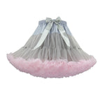 Light gray + pink super fluffy style / One Size