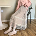 Apricot / One size fits all (elastic waist 40-75kg can be worn)