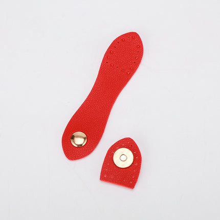 Magnetic buckle gourd-shaped buckle diy all-match simple stitching leather buckle luggage accessories in stock