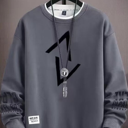 Couple Wear Winter Spring & Fall Sweatshirt Trendy Brand 2024 Internet Celebrity Ins Student Round Neck Sweatshirt Hooded Jacket Loose