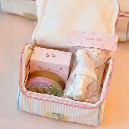 Cute Little House Souvenir Cosmetic Bag, Large Capacity, High-Value Gift Box, Baby's 100-Day Banquet, First Birthday Gift Empty Box