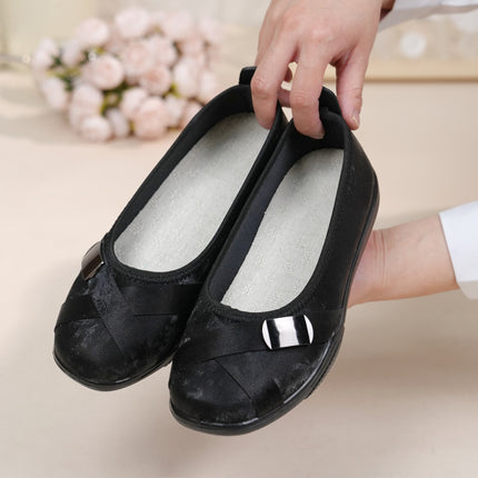 Shoes Women's 2025 Spring New Non-slip Soft Sole Women's Single Shoes Shallow Mouth Flat Slip-on Casual All-match Lazy Shoes