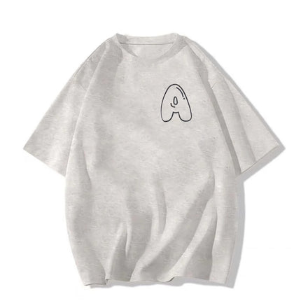 100% Pure Cotton Short-Sleeved T-Shirt for Women 2026 New Loose-Fitting Niche Design Letter Half-Sleeve Top Ins