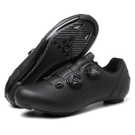 T168 Cross-border New Lockless Cycling Shoes Men's Road Car Lock Shoes Breathable Bicycle Shoes Non-lock Mountain Bicycle Shoes