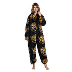 Leopard Head-Jumpsuit / S suitable for height 145-155