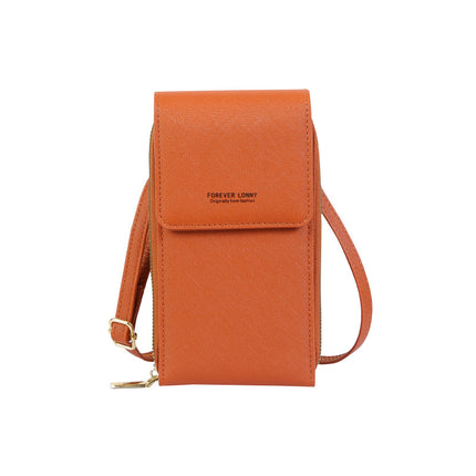 Lonny new mobile phone bag women's shoulder messenger bag Korean multi-functional ID card holder wallet