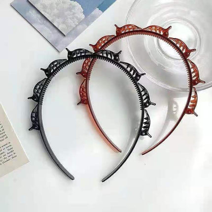 Girls Princess Korean Style Korean Style Internet Popular Pressed Hair Non-Slip Hair Accessories Fresh Sweet Headband 2022 Children Broken Hair Band
