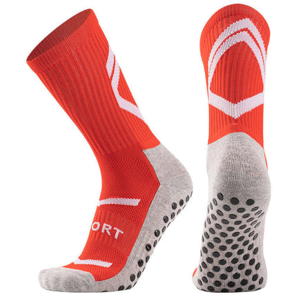 Cross-border spring and summer football socks men's anti-slip socks in the tube glue socks thickened towel bottom sports socks men's wholesale