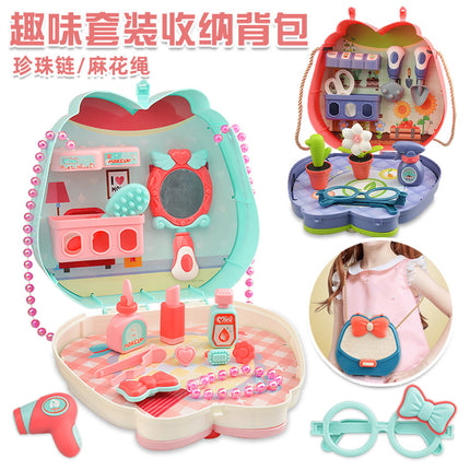 Children's Play House Girl Kitchen Tools Medical Tools Satchel Makeup Storage Kindergarten Gift Set Toy Educational