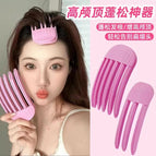 Six-tooth comb + three-tooth comb / High skull fluffy clip
