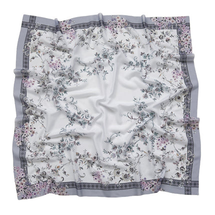 Cross-Border New Product Voile Print 110 Square Scarf Classic Lace Scarf Turban Malaysian Shawl
