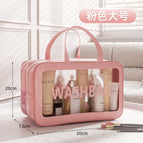 Portable toiletry bag [large size] pink