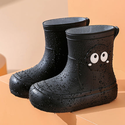Winter Cotton Cute Cartoon Kidsren's Rain Boots Rain Boots Outer Wear Personalized Waterproof Shoes Boys and Girls Students Non-Slip Large