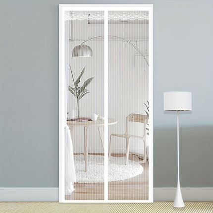 Anti-mosquito Door Curtain Magnetic Velcro Summer Screen Door Window Screen Self-Absorbing Magnet Non-Punch Partition Curtain Silent Door Curtain