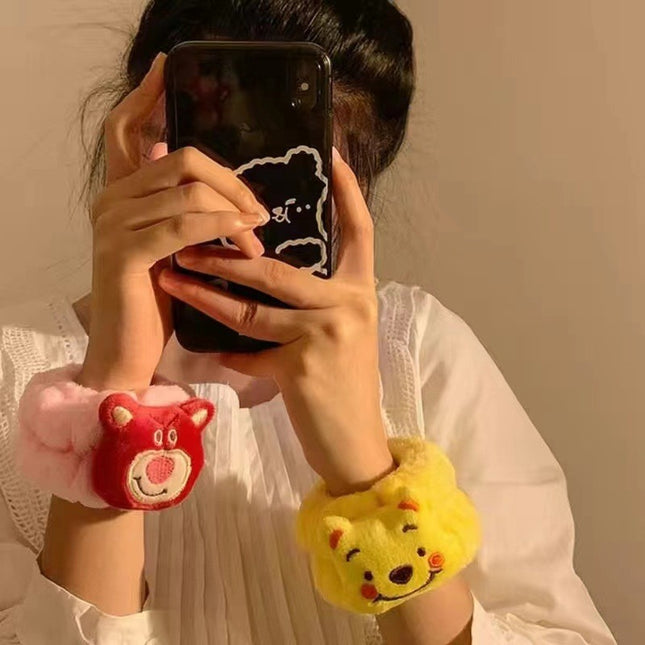 Children's Cute Face Wash Wristband, Wash-Proof, Anti-Drip, Anti-Wet Cuffs, Cute Wristband, Waterproof Wristband, Absorbent Hairband