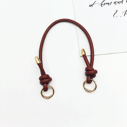 New Fashion Knot Women's Bag Handbag Replacement Bag with PU Leather Rope Metal Ring Buckle Shoulder Strap Bag Accessories