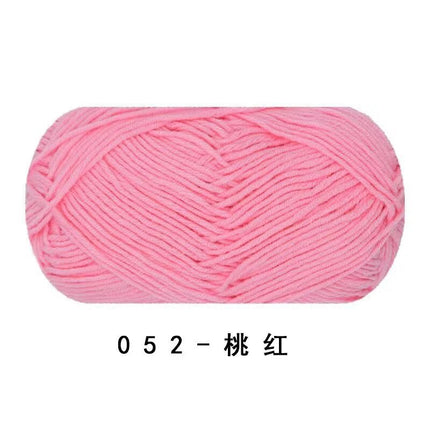 Ruyi Bird Four-Strand Combed Milk Cotton 40g DIY Handmade Crochet Doll Wholesale Wool Ball Ready Stock