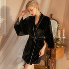 Black [single robe]] / All yards