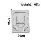 Necklace design bead plate 24*32cm [about 68g] / 1.5cm thickness/1 piece