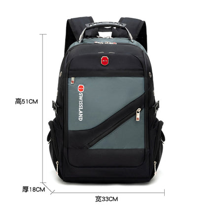 New Backpack Men's Backpack Laptop Bag Business Large Capacity Travel Bag Student School Bag Wholesale