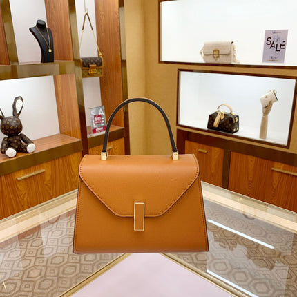 Wedding Bag Red Handbag Vintage Crossbody Bag Large Capacity Simple Design Shoulder Bag Kelly Bag Leather Bag Women