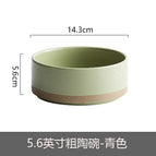 5.6inch stoneware bowl-cyan