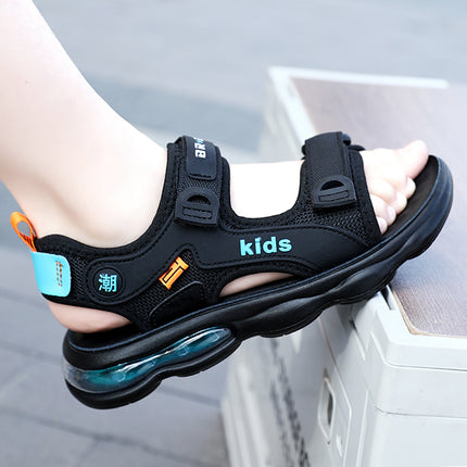 Sandals for Men 2025 New Summer Style Big Kids Air-Cushioned Beach Shoes for Teenagers and Middle School Students Outdoor Sports Sandals