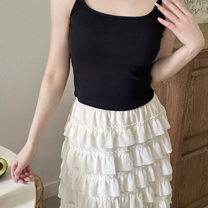 Dream Weaver # Minimalist Style Sweetheart Twist Summer Gentle Small Camisole Bra Basic Versatile Wireless Outerwear Beautiful Back