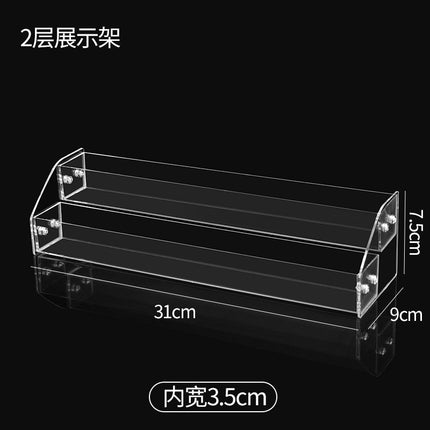 Nail Polish Display Stand Transparent Ladder Rack Nail Art Shop Display Nail Polish Layered Storage Rack Storage Rack Multi-Layer Storage Rack