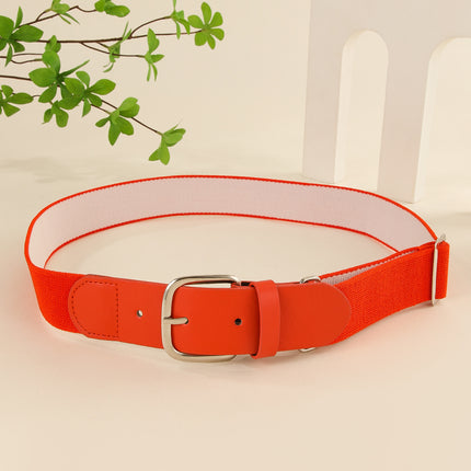 Cross-border explosion softball baseball belt multicolor outdoor sports golf students elastic elastic belt belt wholesale