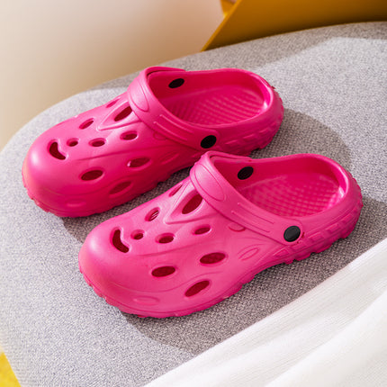 Qida Shun New Fashionable Men's and Women's Hole Shoes Summer Beach Shoes Couple's Dual-Use Sandals Ventilated Baotou Garden Shoes
