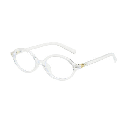 Flat Mirror Small Frame Retro Korean Plain Glasses Frame for Women Zhang Yuanying Same Style Glasses Frame Nerd Myopia Oval