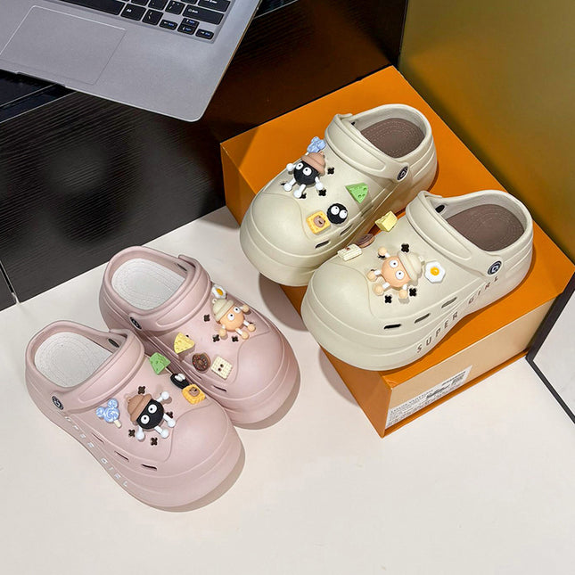Women's Summer 2025 New Style Slippers for Home Indoor Bathroom Anti-Slip and Deodorant Thick-Soled Eva Slippers for Outdoor Wear