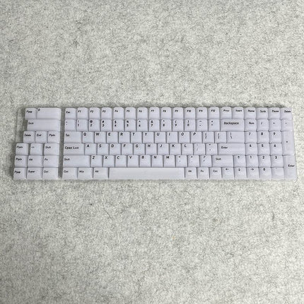 Wholesale 115-Key Four-Sided Transparent Keycaps, Customized Original Height Mda High Aesthetic Cross-Axis Translucent Keycaps